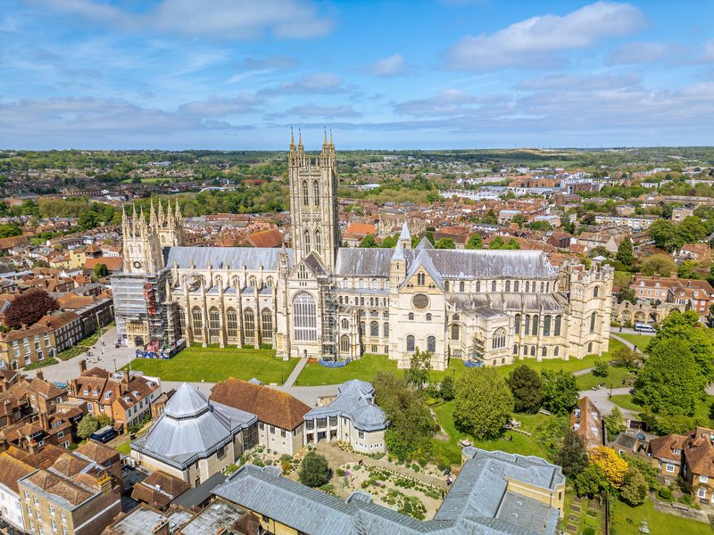 Canterbury Cathedral, where the Via Francigena begins